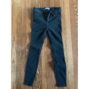 Free people skinny texture jeans
